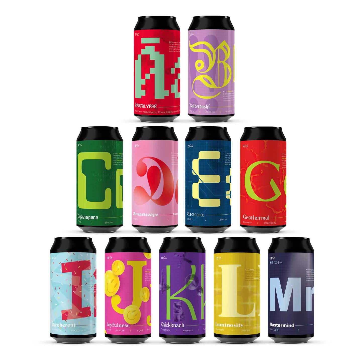 Alphabet Mixed Box (11 Pack)