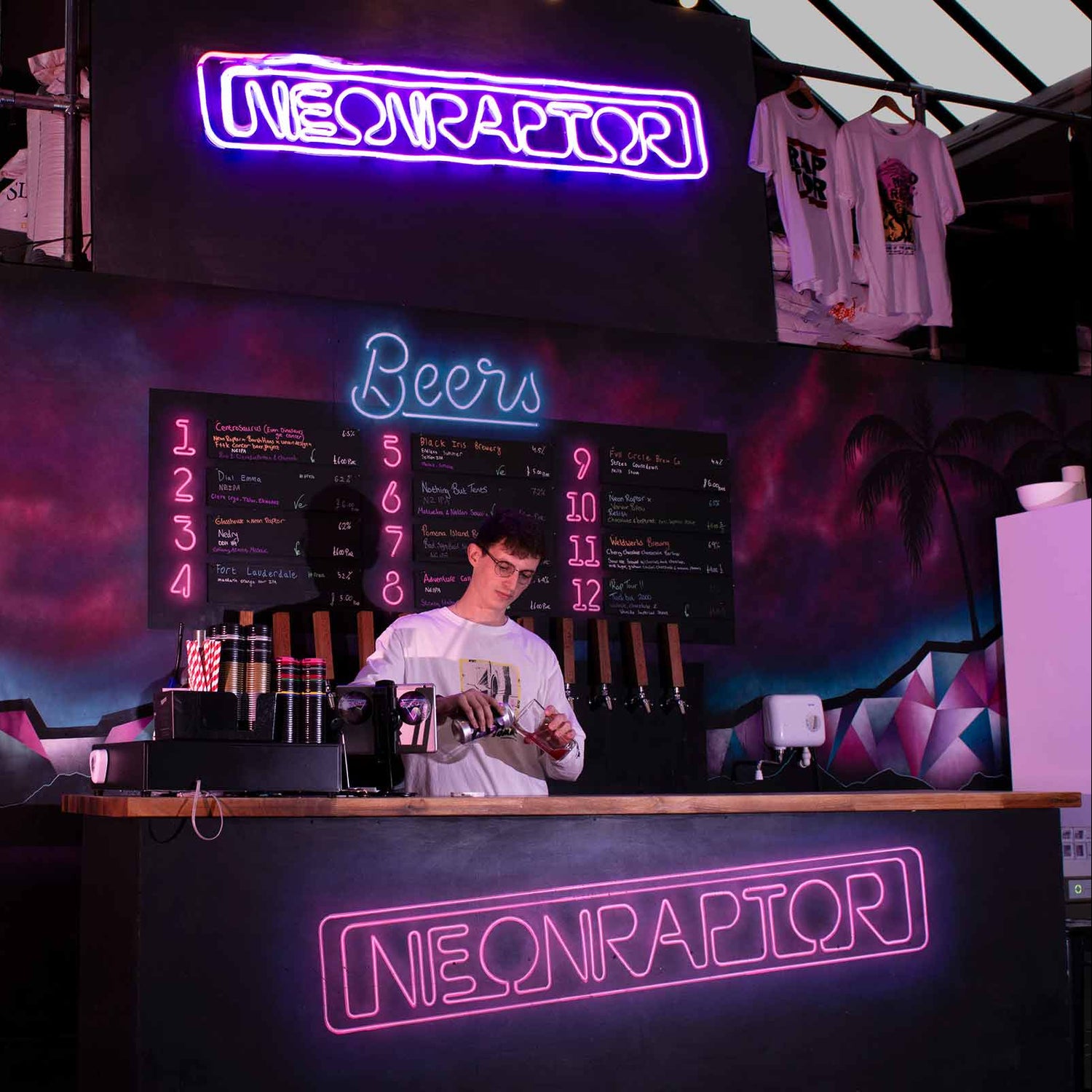 neon raptor taproom