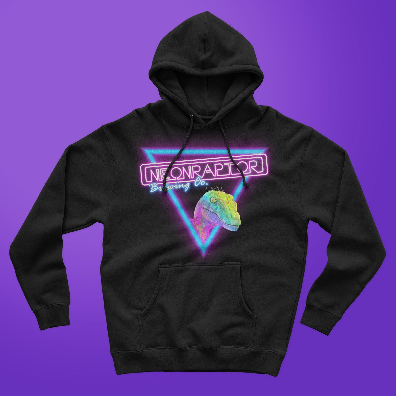 Unisex Neon Logo Hoodie - Main Image