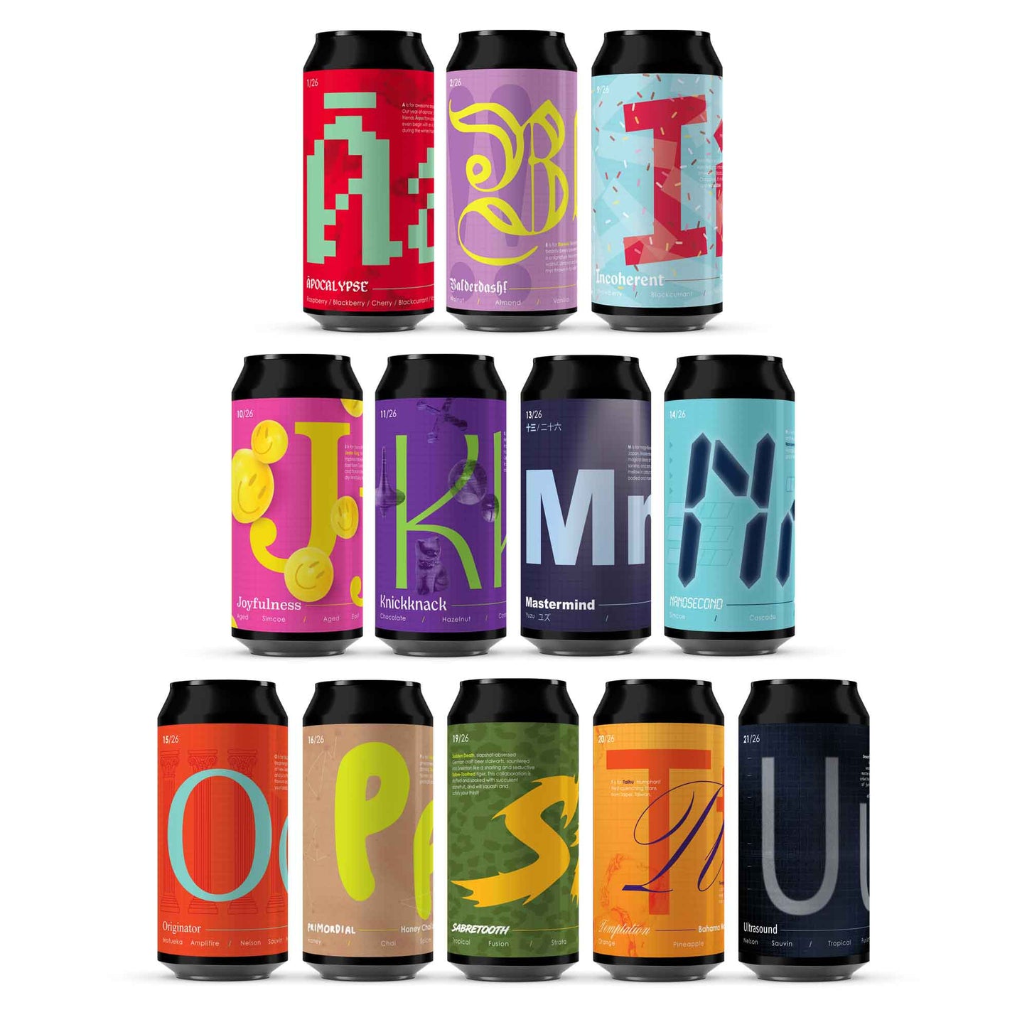 Alphabet Mixed Box (12 Pack)