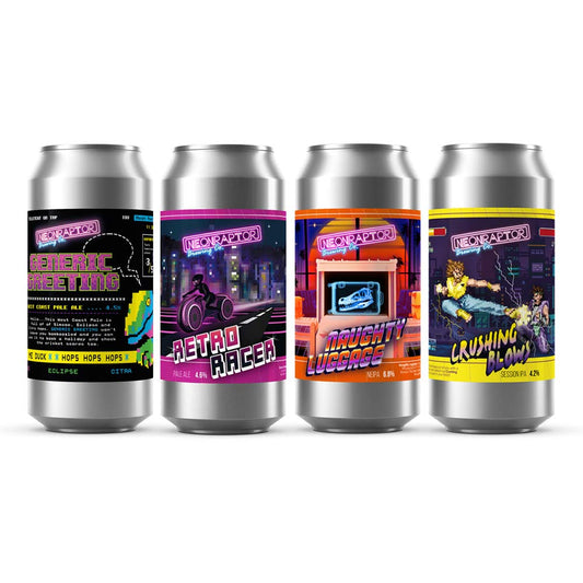 Neon Raptor Hoppy 4 Pack - Neon Raptor Brewing Co.